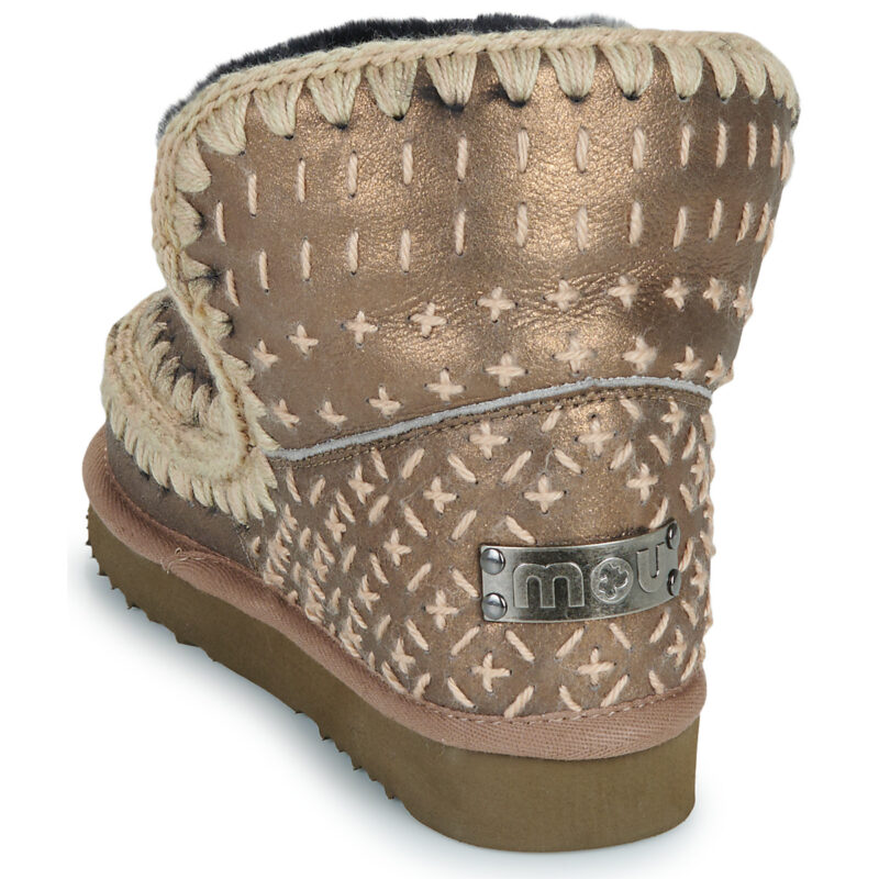 Mou ESKIMO 18 SASHIKO BACK PANEL Oro Stivaletti Donna - 5