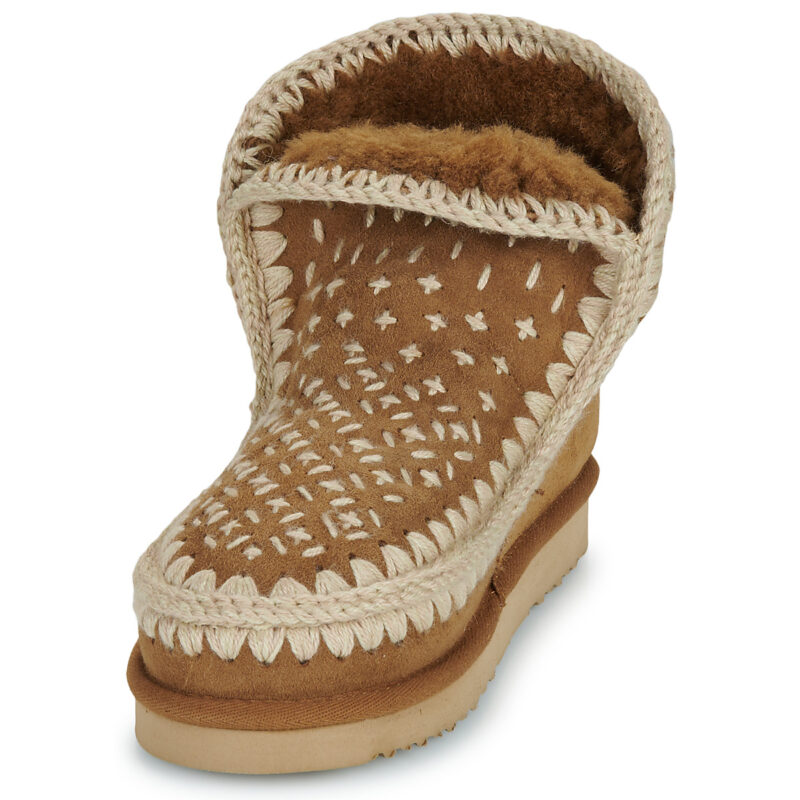 Mou ESKIMO 24 SASHIKO FRONT PANEL Marrone Stivaletti Donna - 3