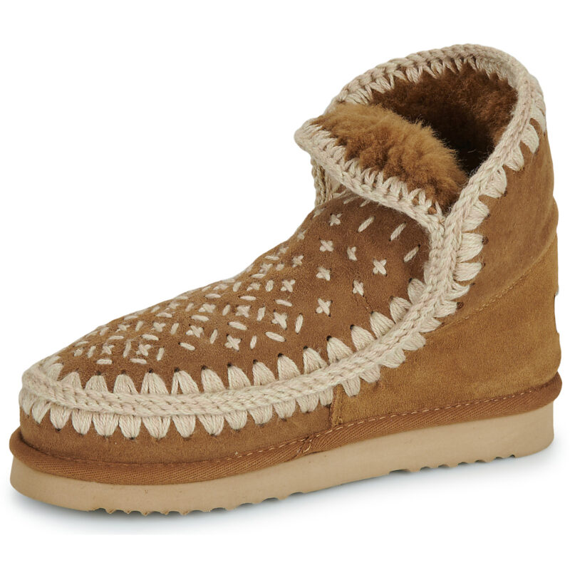 Mou ESKIMO 24 SASHIKO FRONT PANEL Marrone Stivaletti Donna - 4