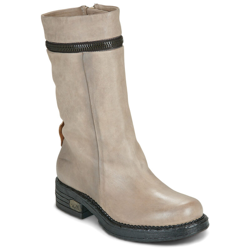 Airstep / A.S.98 POWER ZIP Beige Stivaletti Donna - 1