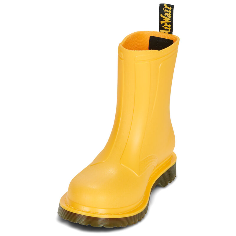 Dr. Martens 1460 RAIN PULL ON BOOT DMS YELLOW PVC Giallo Stivali da pioggia Donna - 3