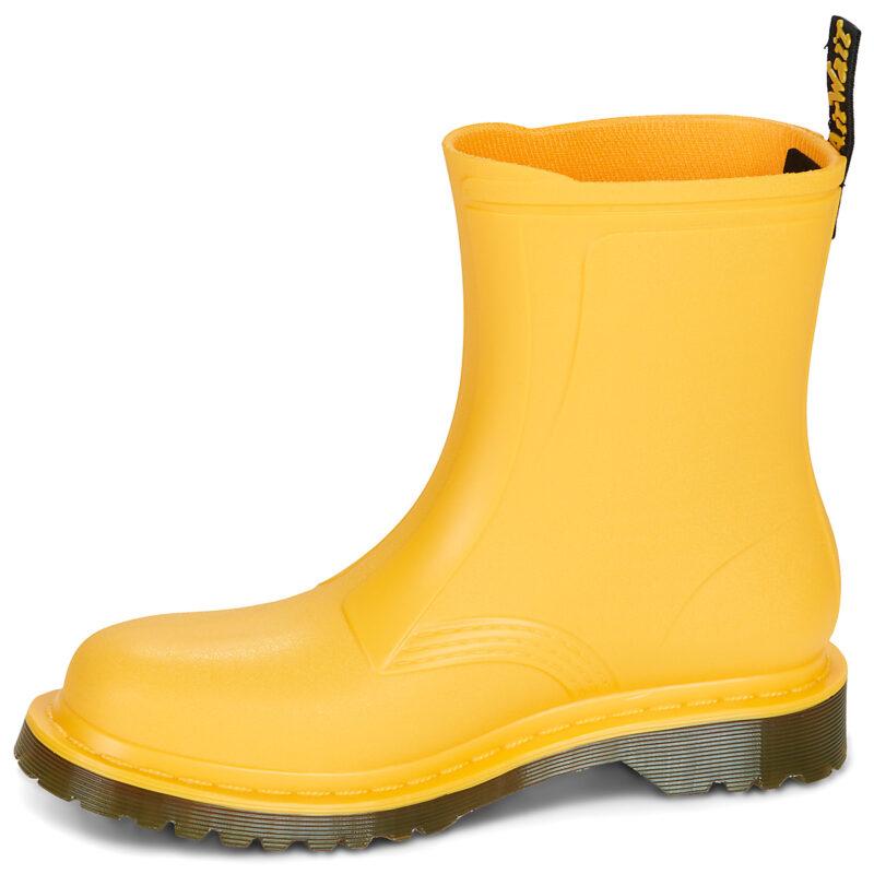Dr. Martens 1460 RAIN PULL ON BOOT DMS YELLOW PVC Giallo Stivali da pioggia Donna - 4