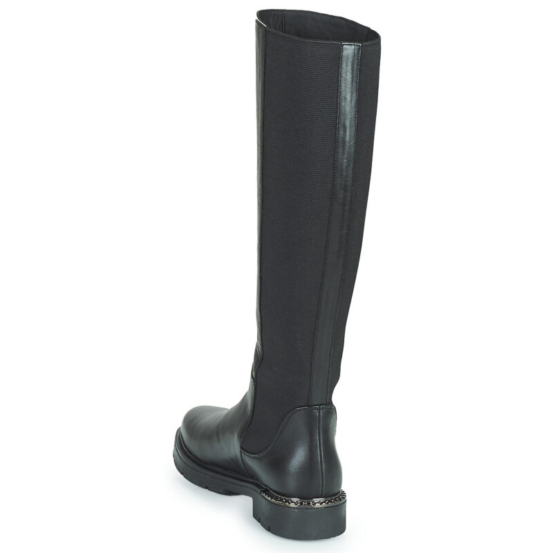 Myma 6106-MY-CUIR-NOIR Nero Stivali bassi Donna - 5