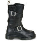 Dr. Martens Anistone Strap High Boot Black Orleans Nero Stivali bassi Donna - 2