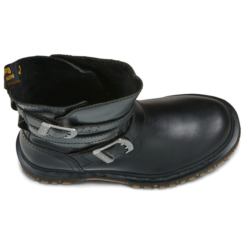 Dr. Martens Anistone Strap High Boot Black Orleans Nero Stivali bassi Donna - 6