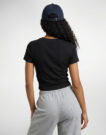 T-shirt Vans CAMERON SS TEE Nero T-shirt maniche corte Donna - 4