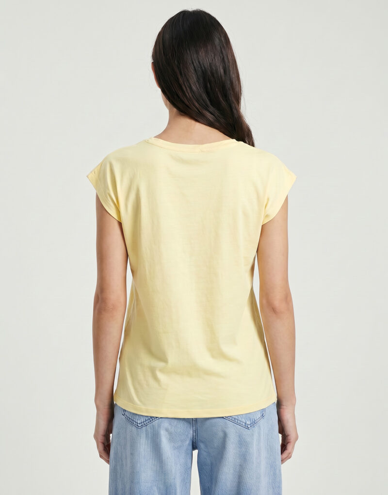 T-shirt Pepe jeans CLOE Giallo T-shirt maniche corte Donna - 4