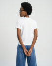 T-shirt Vans FLYING V CREW SS TEE Bianco T-shirt maniche corte Donna - 4
