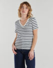 T-shirt Tommy Hilfiger SLIM CODY V-NK SS Bianco T-shirt maniche corte Donna - 2