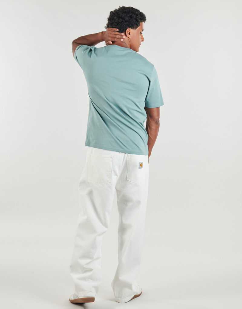 T-shirt Dickies MAPLETON SS TEE STORMY SEA Blu T-shirt maniche corte Uomo - 4
