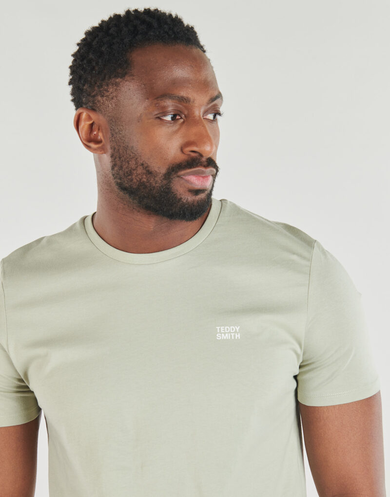 T-shirt Teddy Smith THE TEE 1 MC Verde T-shirt maniche corte Uomo - 5