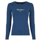 T-shirts a maniche lunghe Pepe jeans NEW VIRGINIA LS N Marine T-shirts a maniche lunghe Donna - 1
