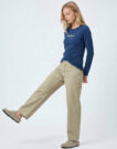T-shirts a maniche lunghe Pepe jeans NEW VIRGINIA LS N Marine T-shirts a maniche lunghe Donna - 3