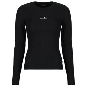 T-shirts a maniche lunghe    STAR EMBRO LS CN RIB TOP  Nero