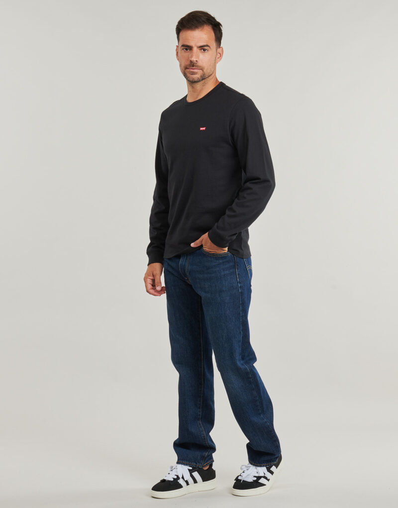 Levis LS ORIGINAL HM TEE Nero T-shirts a maniche lunghe Uomo - 3