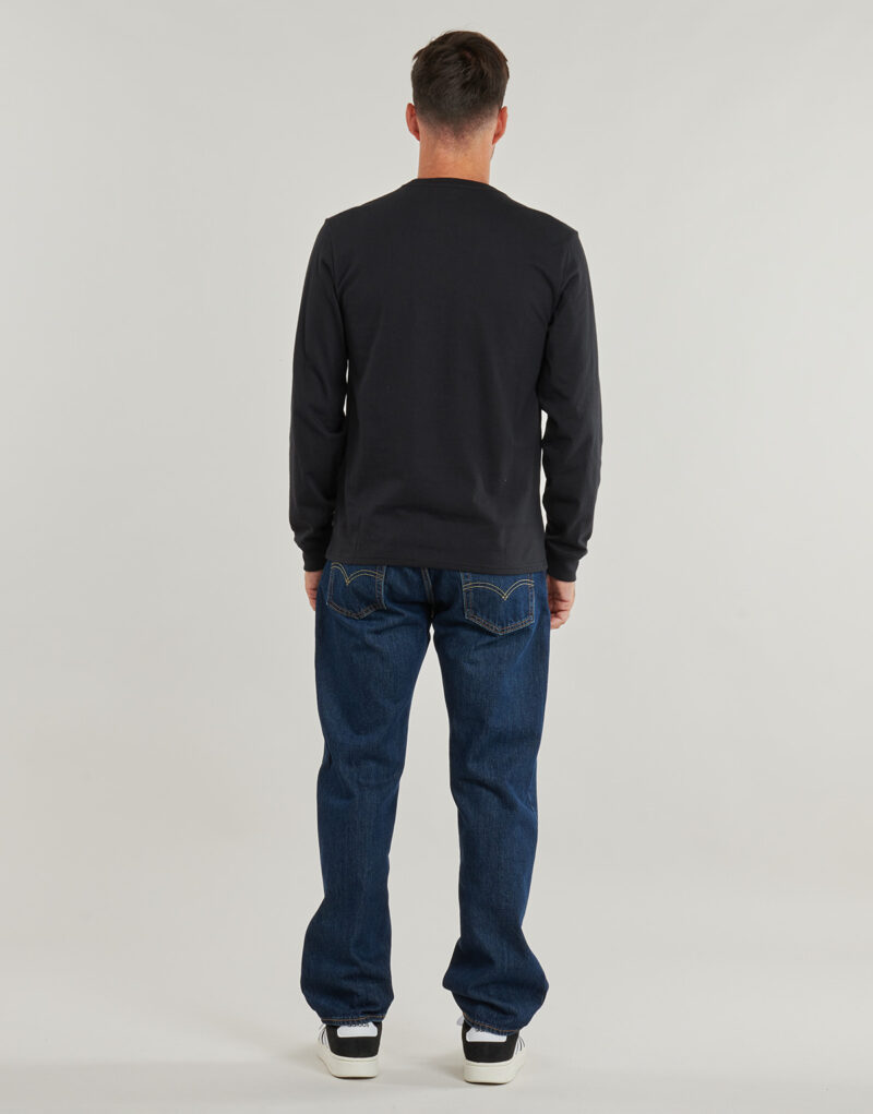 Levis LS ORIGINAL HM TEE Nero T-shirts a maniche lunghe Uomo - 4