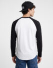 Vans CORE RAGLAN LS TEE Bianco T-shirts a maniche lunghe Uomo - 4