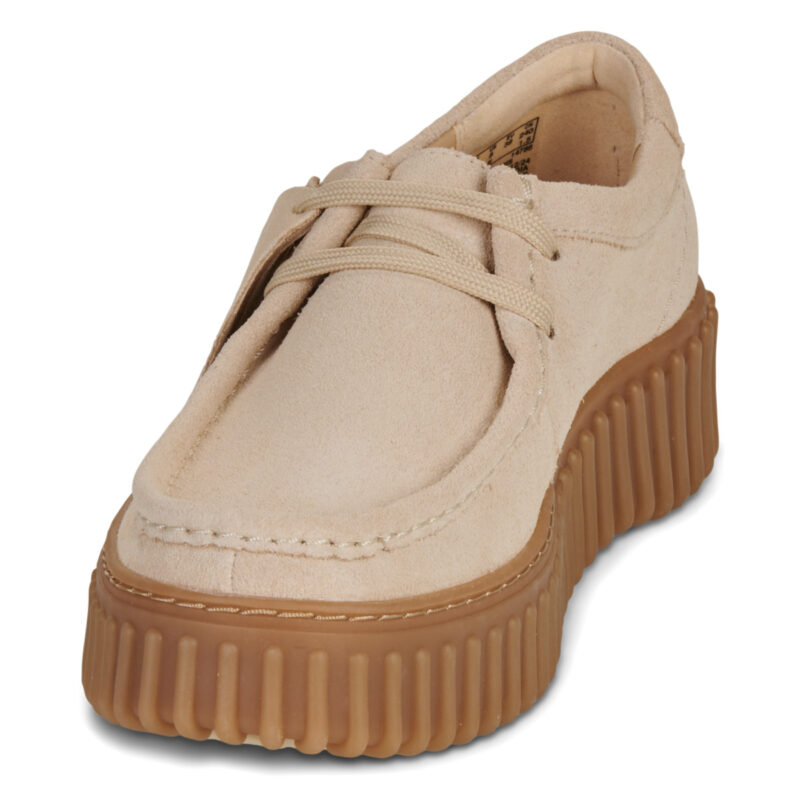 Clarks Torhill Bee Beige Derby Donna - 3