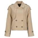 Trench Vero Moda VMCHLOE SHORT TRENCHCOAT Beige Trench Donna - 1