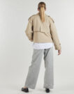 Trench Vero Moda VMCHLOE SHORT TRENCHCOAT Beige Trench Donna - 4
