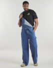 Tute / Jumpsuit Dickies LOOSE DENIM BIB CLASSIC BLUE Blu Tute / Jumpsuit Uomo - 2
