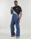 Tute / Jumpsuit Dickies LOOSE DENIM BIB CLASSIC BLUE Blu Tute / Jumpsuit Uomo - 3