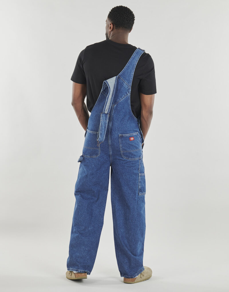 Tute / Jumpsuit Dickies LOOSE DENIM BIB CLASSIC BLUE Blu Tute / Jumpsuit Uomo - 4