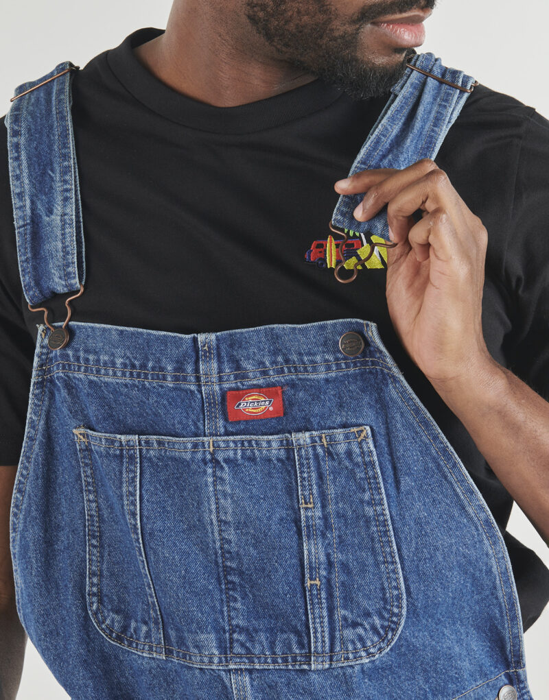 Tute / Jumpsuit Dickies LOOSE DENIM BIB CLASSIC BLUE Blu Tute / Jumpsuit Uomo - 5