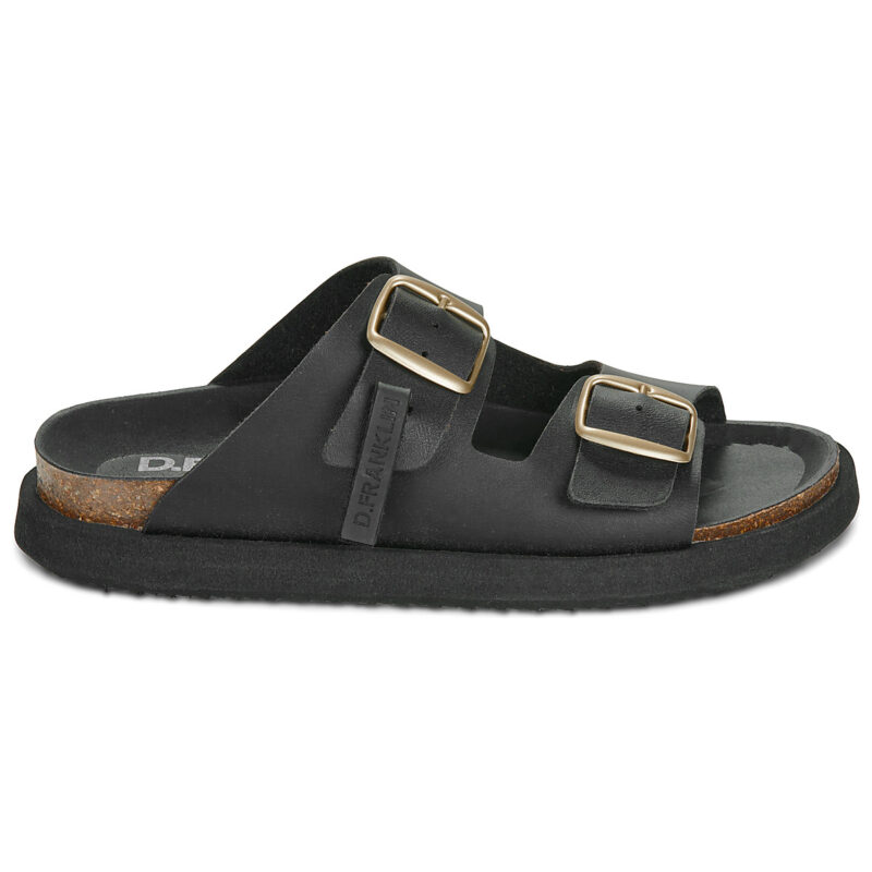 D.Franklin VIBE SUEDE Nero Ciabatta Donna - 2
