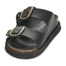 D.Franklin VIBE SUEDE Nero Ciabatta Donna - 3