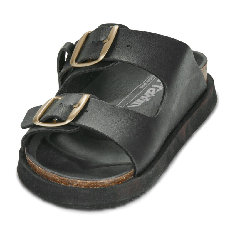 D.Franklin VIBE SUEDE Nero Ciabatta Donna - 3