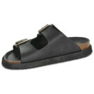 D.Franklin VIBE SUEDE Nero Ciabatta Donna - 4