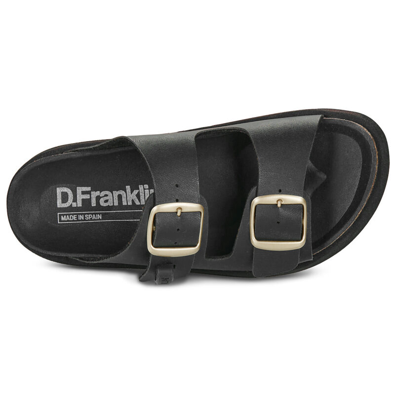 D.Franklin VIBE SUEDE Nero Ciabatta Donna - 6