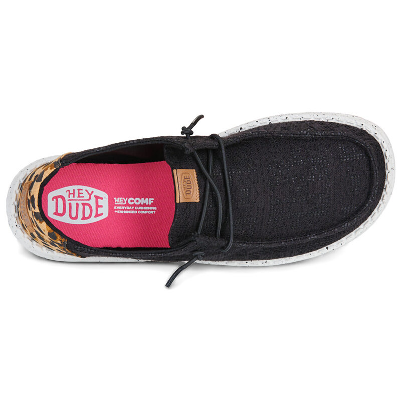 HEYDUDE Wendy Wildcat Blk/Lpd Nero Slip on Donna - 6