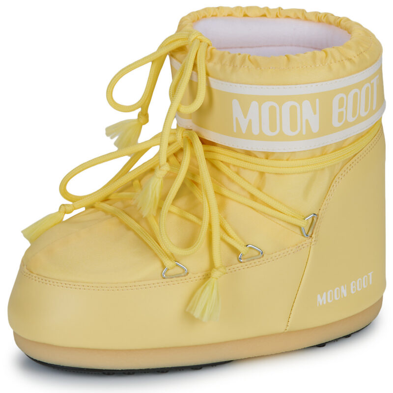 Moon Boot MB ICON LOW NYLON Giallo Scarpe da neve Donna - 4