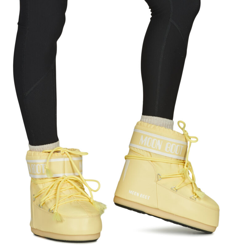 Moon Boot MB ICON LOW NYLON Giallo Scarpe da neve Donna - 8