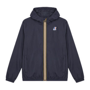 giacca a vento ragazza K-Way  LE VRAI PETIT CLAUDE 4.0 100 % NYLON RECYCLED  Marine K-Way 8059005208050