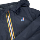giacca a vento ragazzo K-Way  LE VRAI PETIT CLAUDE 4.0 100 % NYLON RECYCLED  Marine giacca a vento Bambino - 3