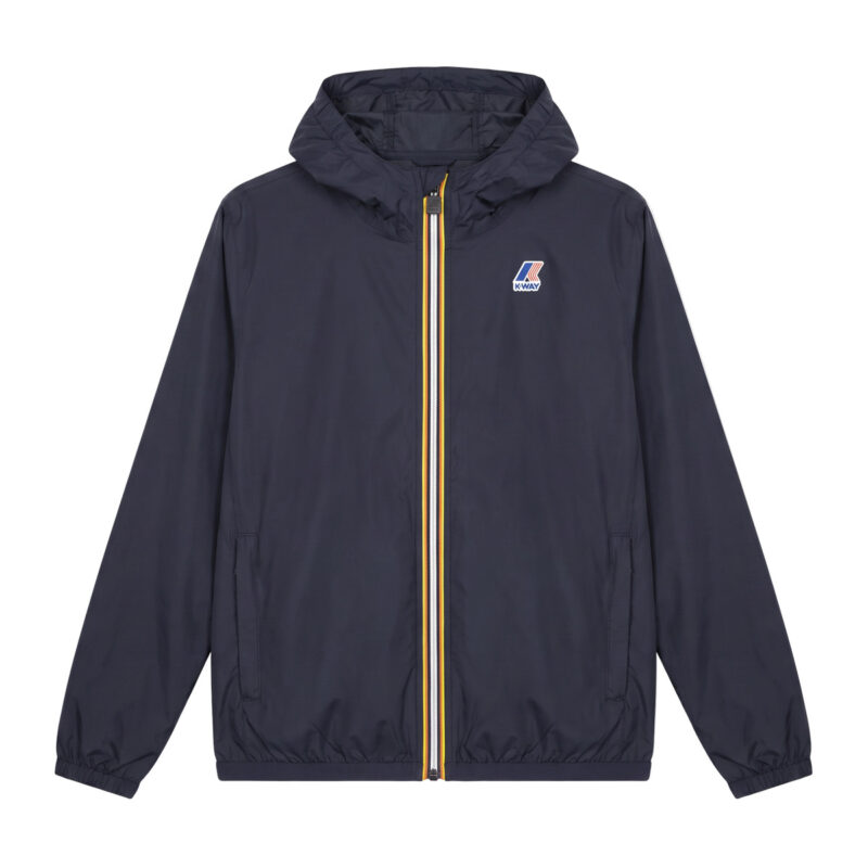 giacca a vento ragazzo K-Way  LE VRAI PETIT CLAUDE 4.0 100 % NYLON RECYCLED  Marine giacca a vento Bambino - 1