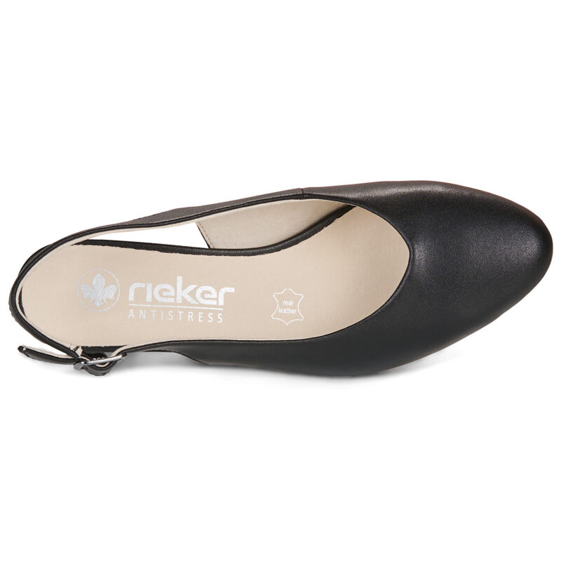 Rieker 44651-00 Black Women's Pumps - 6