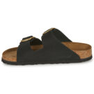 BIRKENSTOCK Arizona Big Buckle Nubuck / Black / Stretto Nero Ciabatte Donna - 4