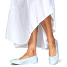Converse CHUCK TAYLOR ALL STAR DAINTY BALLERINA Bleu Ballerines Femme - 8