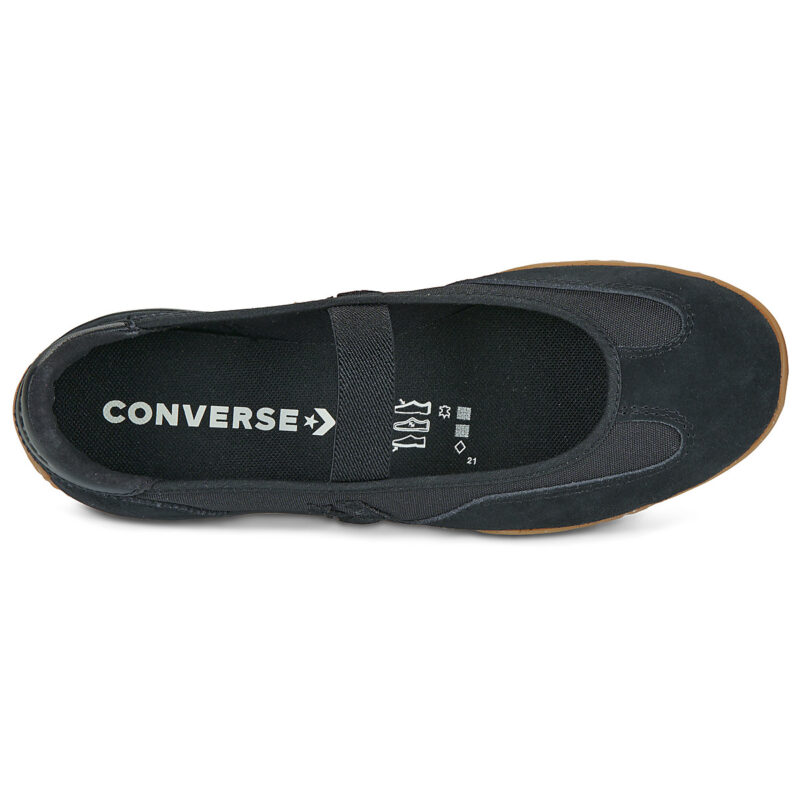 Converse RUN STAR TRAINER BALLET FLAT Nero Ballerine Donna - 6