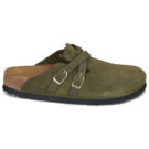 BIRKENSTOCK Blair Suede / Kaki / Stretto Kaki Zoccoli Donna - 2