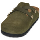 BIRKENSTOCK Blair Suede / Kaki / Stretto Kaki Zoccoli Donna - 3