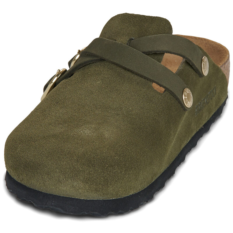 BIRKENSTOCK Blair Suede / Kaki / Stretto Kaki Zoccoli Donna - 3