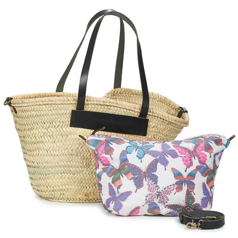 Desigual BOLS_SUMMER BUTTERFLIES Beige Borse Shopping Donna - 4