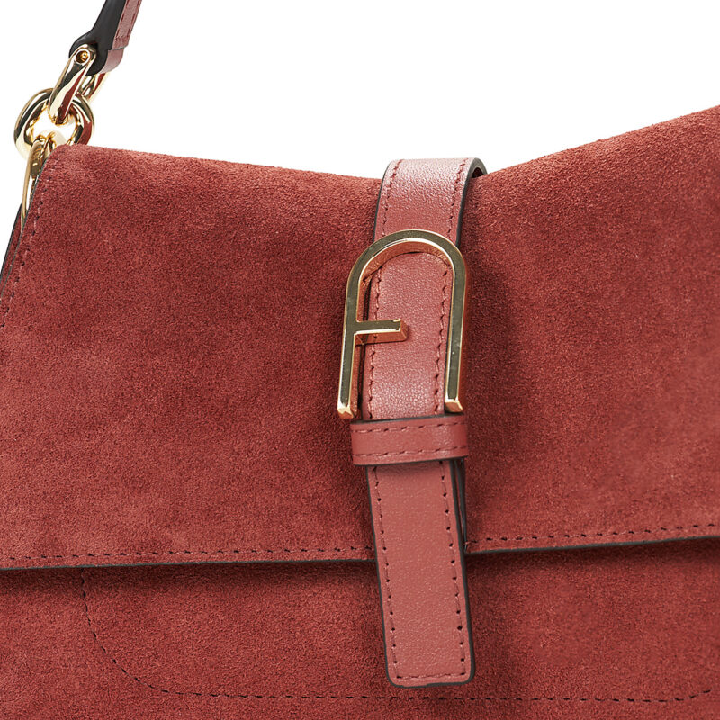 Furla FLOW MINI TOP HANDLE Marrone Borsetta Donna - 4