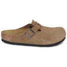 BIRKENSTOCK Boston Suede / Negro / Té / Regular Marrón Zuecos Mujer - 2