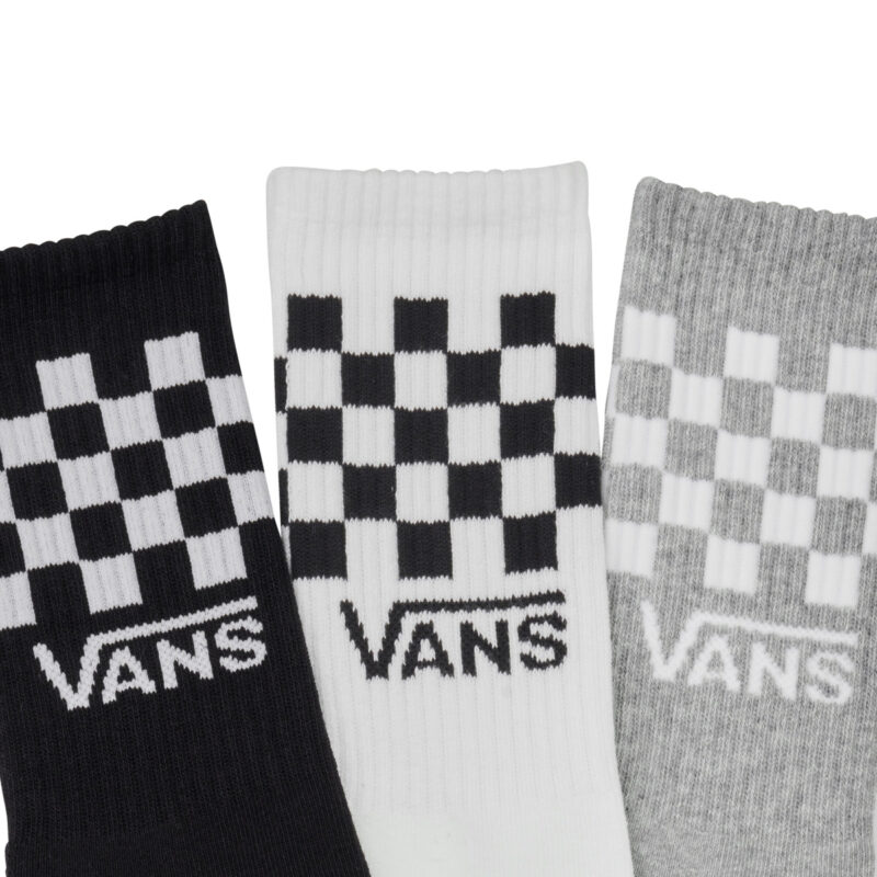 Vans M CLASSIC CHECK CREW Bianco Calzino alti - 2